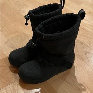 Kids Black Winter Boots